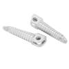 2pcs Front Footrest Metal Motorcycle Foot Pedal Replacement for Ninja ZX10R Z1000 ZX636 Z1000SX