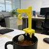 1pc, Creative Mini Crane-Shaped Tea Bag Holder Reusable Cup Edge Anti-Drop Tea Bag Hook Home Office Tea Bag Fixing Clip