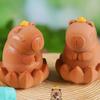 Functional Capybaras Flower Baking Mould Dishwasher Safe Multipurpose Dessert Maker Artistic Dessert Mould