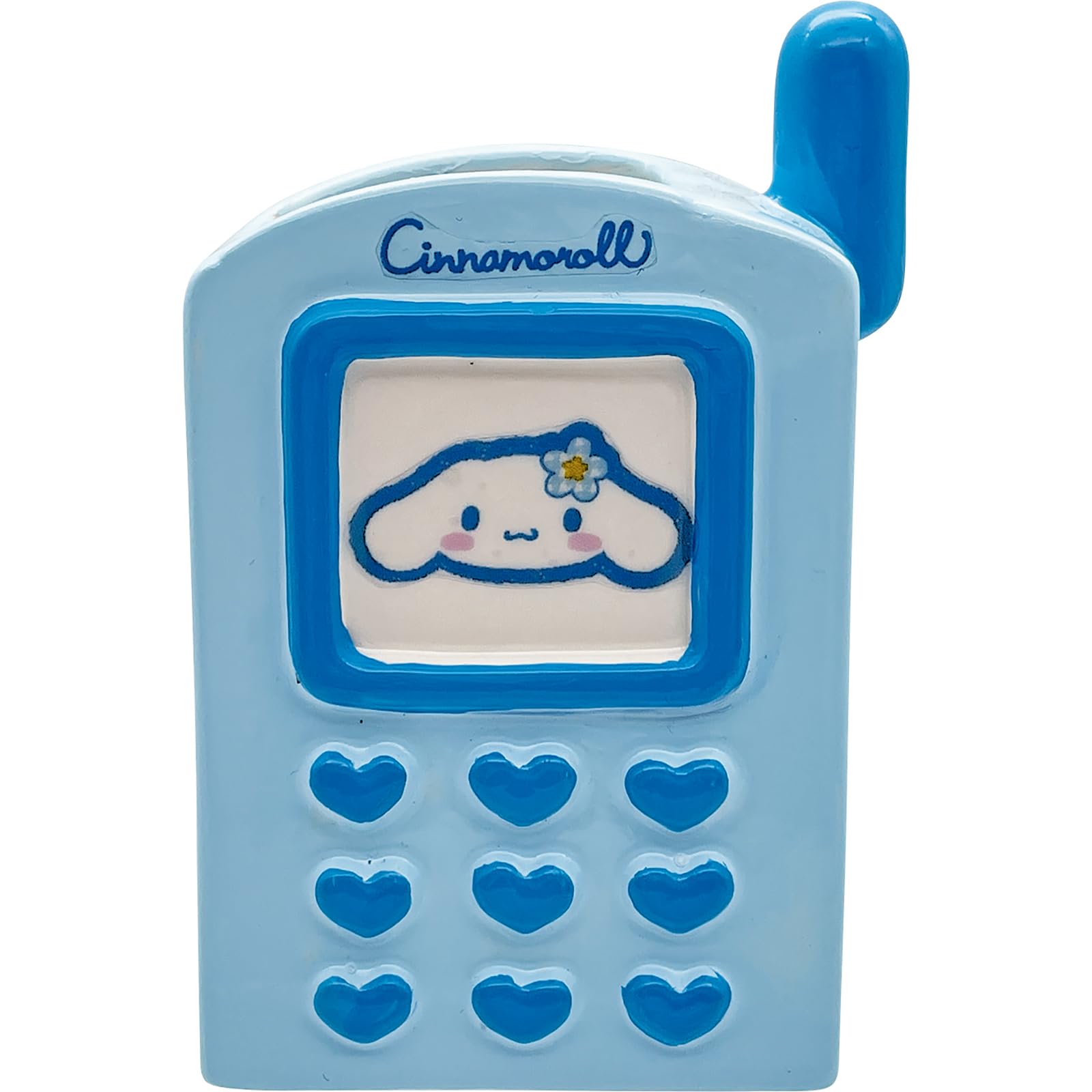 

Перекидной ручка Sanrio 7 см x 5 см x 11 см Персонаж ручки Kitty Kaohana Cinnamoroll Держатель в форме телефона, прибл.. (W) (W) (ЧАС) - Стенд, Товары, Канцелярские товары, Товары, светло-синий