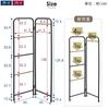 hanging scarves and coats in the IRIS OHYAMA Hanger Folding Matte Load Capacity Width 67 x Depth 35 x Height Style Hanger [For entranceway] Rack,