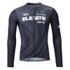 Pearl Izumi N623-BL Ilgomis rankovėmis lenktyninis marškinėlis, spalva 11 Juodas marmuras, dydis XL