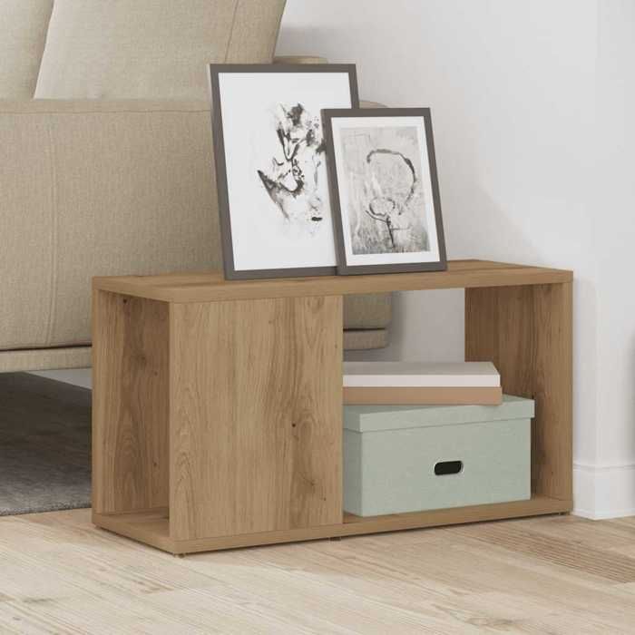VidaXL TV Cabinet Artisan Oak 60x24x32 Cm Engineered Wood 856727