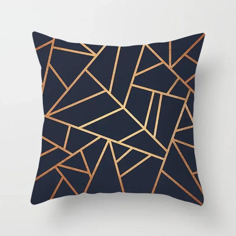 Geometriskt Mönster Kudde Dekoration Hem Soffa Kuddfodral Säng Lyx