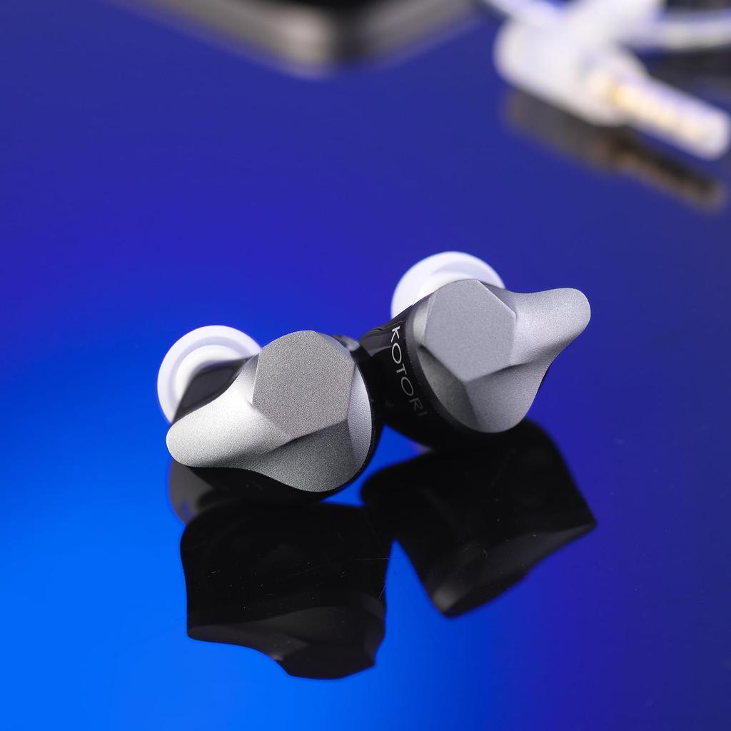 KOTORI AUDIO KOA-ZEPHYR Zephyr Wired Earphones, 1BA+1DD Hybrid, In-Ear, 2-Pin Re-Cable Compatible [VGP2026 Award Winner]