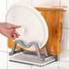No-Drill Wall-Mounted Pot Lid & Cutting Board Holder