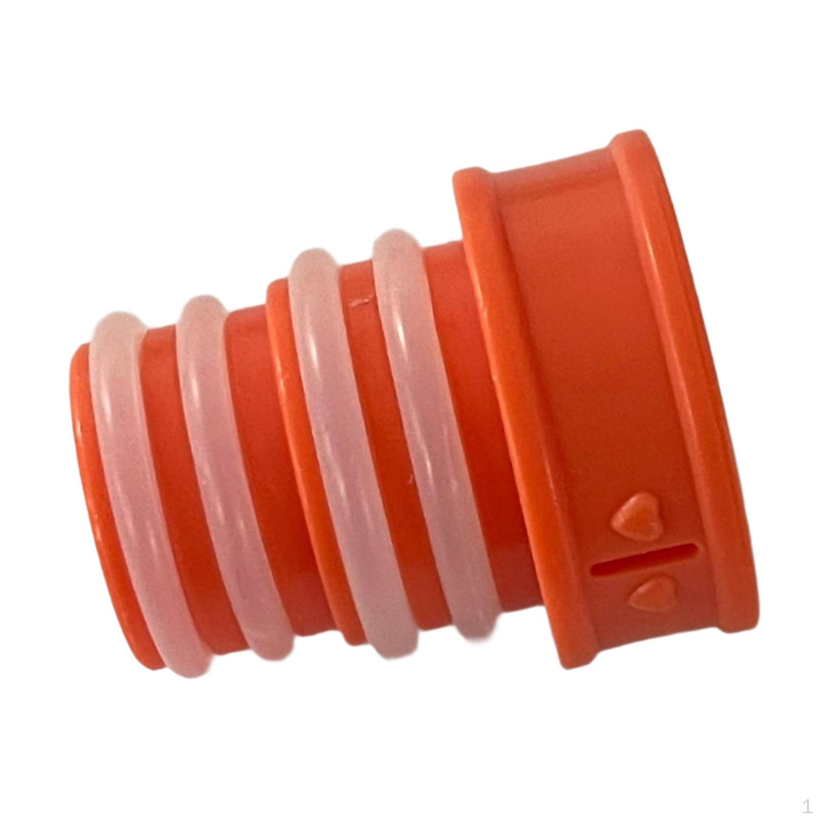 

Bidet Cap for Toilet Fits Water Bottle Attachment Hand Sprayer Travel Home Shower оранжевый