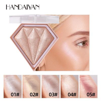 Poudre pressée à haute brillance, Contour modifié, tridimensionnel, éclaircissante, réparation du teint, poudre scintillante, ombre de nez