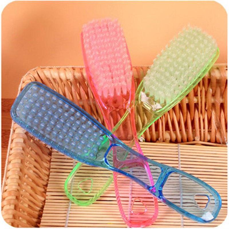Multifunctional Transparent Shoe and Clothes Cleaning Brush - Household Crystal Plastic Brush