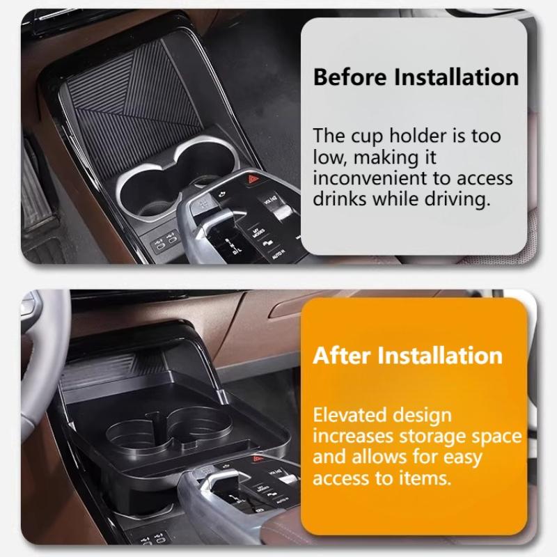 For X1 IX1 U11 2023-2026 Central Control Cup Holder Storage Box Phone Tray Organizer Modification Accessories