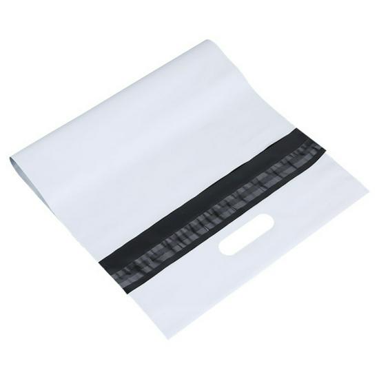 Sinaite Waterproof White Express Bag: Thickened E-commerce Clothing Package for Logistics New Material White; 25*35+7 (100 pcs)