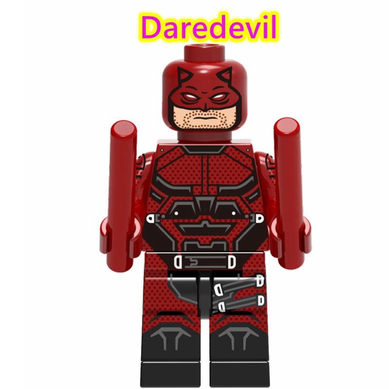Kompatibel mit Minifiguren Marvel Daredevil Kingpin Iron Fist Bausteine Spielzeug für Kinder
