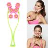Flower Shape Portable Elastic Face Lift Roller Massager Anti Wrinkle Beauty Tool