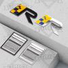 3D Car Stickers R Design AWD Moose Test Emblem Auto Body Badge Trunk Decal For Volvo XC90 XC40 S60 S90 V60 V90 XC60 Accessories