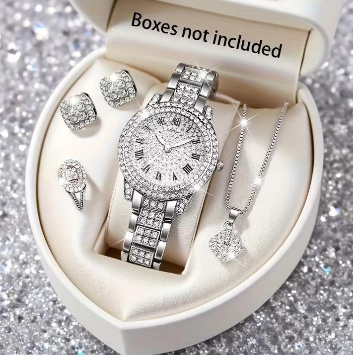 Fashion Temperament Light Luxury High-End Diamond-Encrusted Women S Watch Versatile Personalized Steel Belt Watch large price