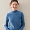 High Neck Cashmere Wool Raglan Sleeve Loose Sweater, 2025 Autumn/Winter Collection