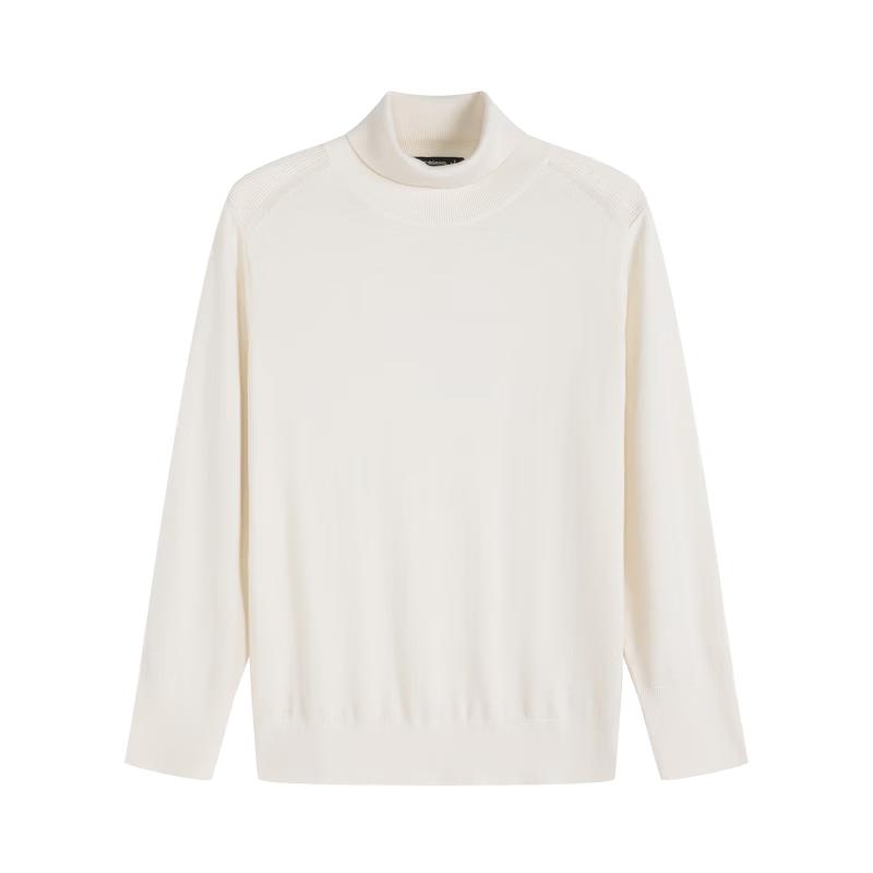 K-Boxing Men's High-Neck Warm Wool Sweater
