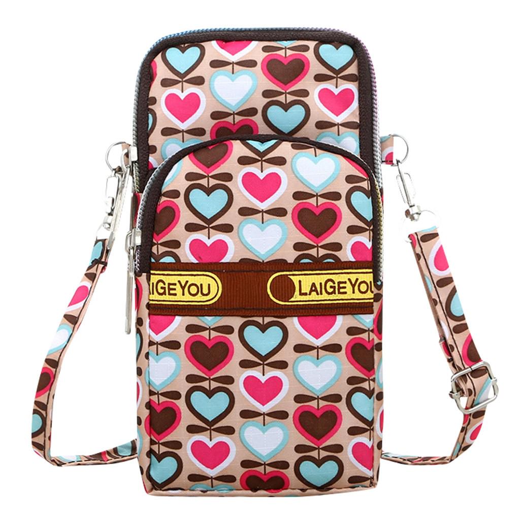 Fashion Neutral Nylon Students Outdoor Sports Arm Bag Phone Bag Shoulder Bag