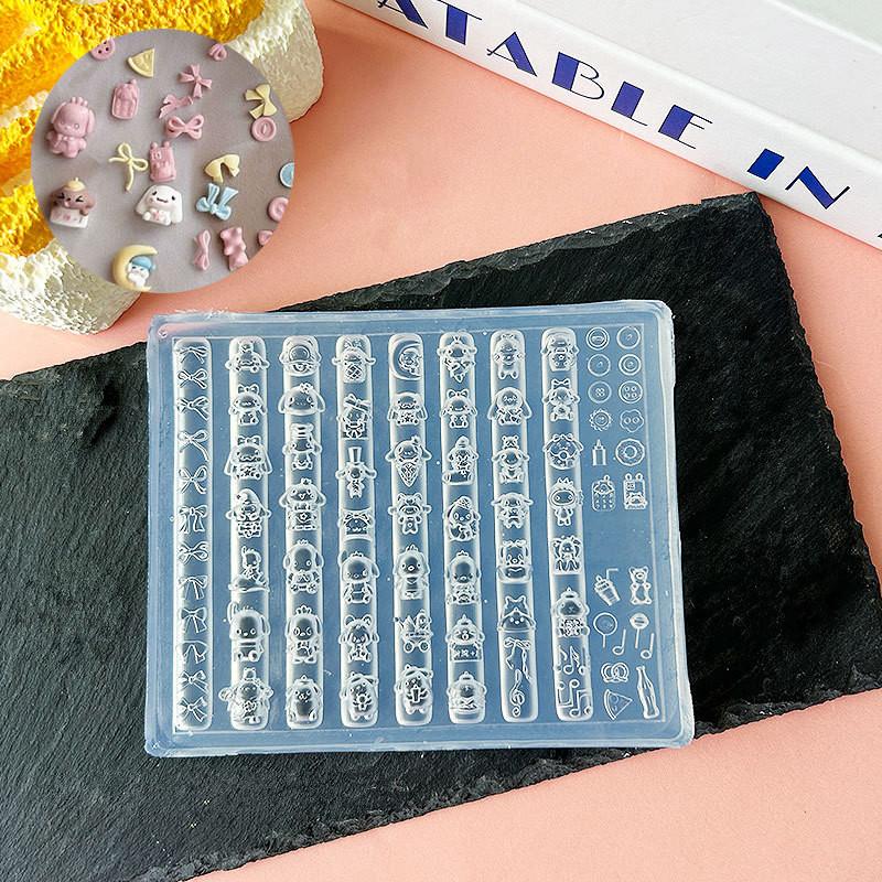 3D Form Silikon Nailart Dekorationen DIY Pochacco Design Vorlagen Form Für Nägel Schmuck Handwerk Transparent Nägel Form Werkzeug