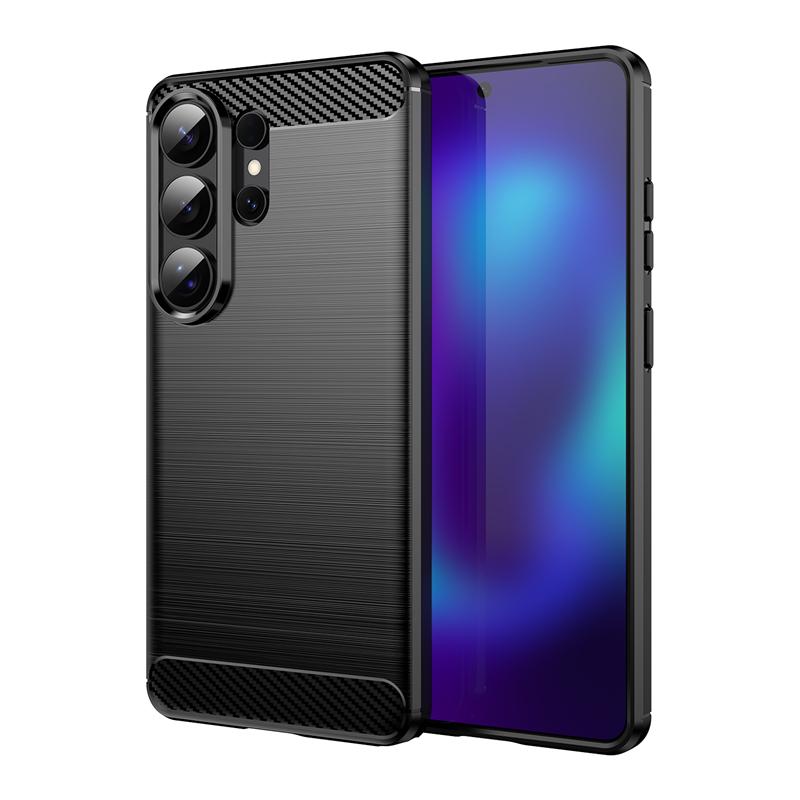 For Cover Samsung Galaxy S26 Ultra Case For Samsung S26 Ultra S26Plus Silicone Carbon Fiber Back Case For Samsung S26 Ultra Case