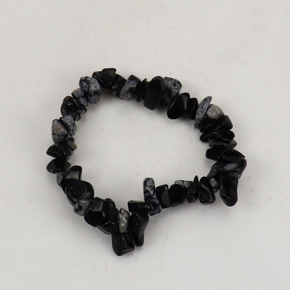Handmade Beads, Natural Crystal Gravel Bracelet Bracelet B54