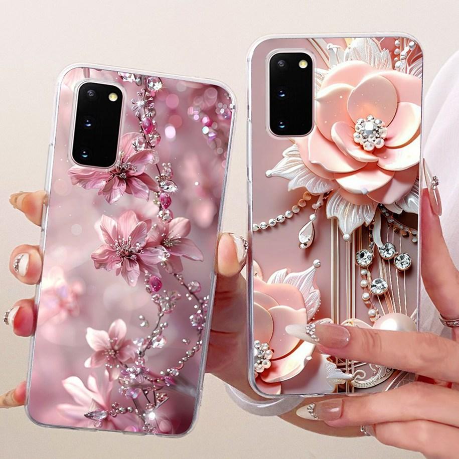 For Samsung Galaxy S20 Plus Case Fashion Butterfly Flower Soft Clear Silicone Back Phone Cover For Samsung S20 Ultra S 20 Bumper