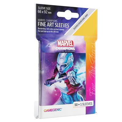 Gamegenic Marvel Champions FINE ART Sleeves (Nebula)