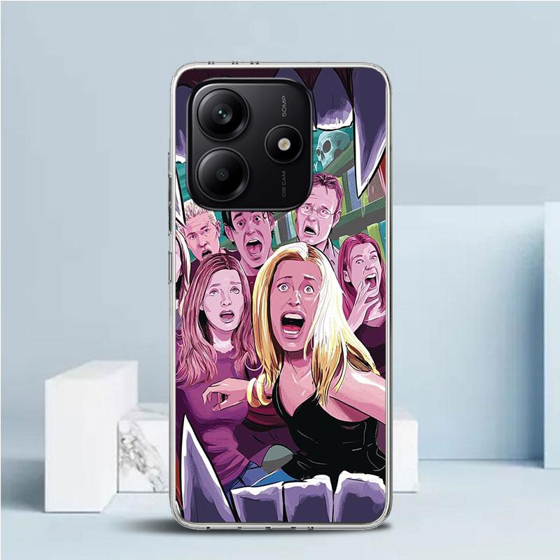 

Buffy the Vampire Slayer Soft Cover for Xiaomi Redmi Note 15 14 13 12 Pro Plus Phone Case 14S 11S 11T 11E 10S 10 4G Pattern Shel Redmi Note 14 4G