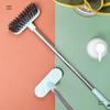 Bathroom & Floor Gap Cleaning Brush with Long Handle - Hard Bristle for Carpet & Toilet Cleaning