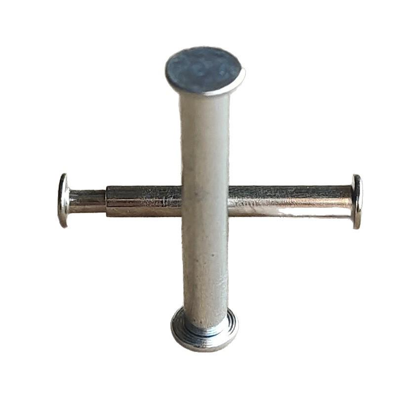Nickel-Plated Male-Female Pivot Pin Rivet for Folding Fans