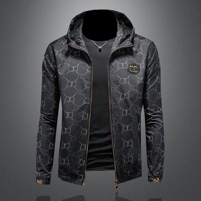 European Style Mens Casual Slim Fit Cardigan Sweater Coat Korean Version Loose Fashion Long Sleeve Plus Size Outerwear