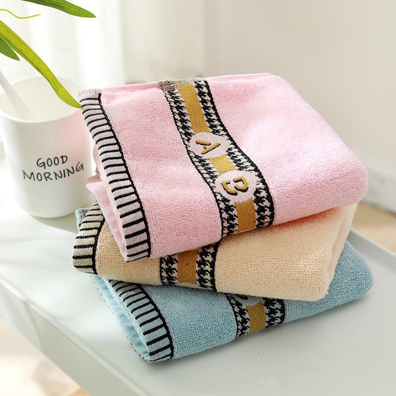 

Towels Cotton Face Wash Soft Moisture-wicking Gifts Labor Protect Household Plain Jacquard Towels Durable Durable 35*75cm