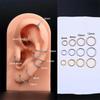 1 Stück G23 Titan Nasenring 16G 18G 20G Klappbares Septum Clicker Segment Ohr Tragus Knorpel Helix Daith Lippe Körper Piercing Schmuck