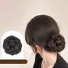 1Pc Synthetic Half-Tie Hair Bun Messy Meatball Head Hair Bun Low Claw Chignon Wrap Around Hairtail Extension For Women