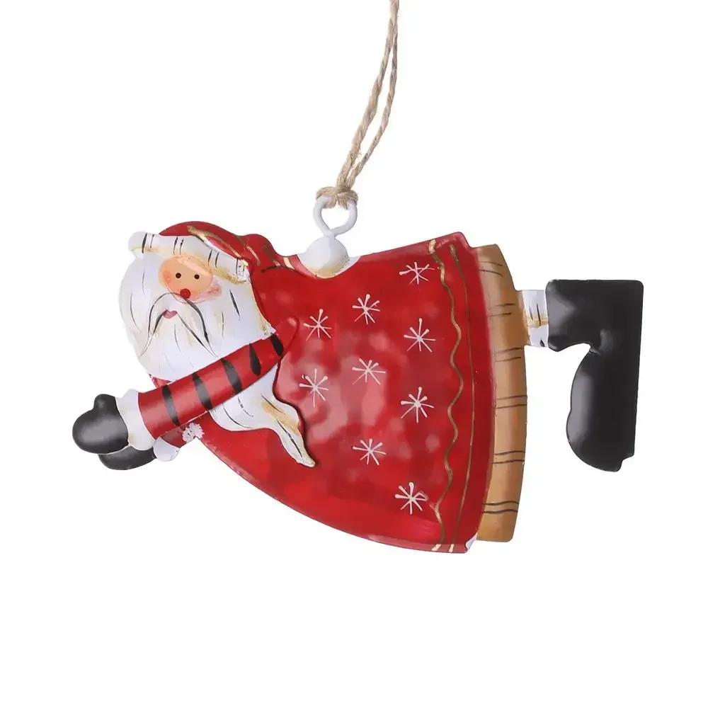 Cartoon Angel Girl Christmas Decorations Multicolor Wrought Iron Drop Ornaments Festival Accessories Handicraft