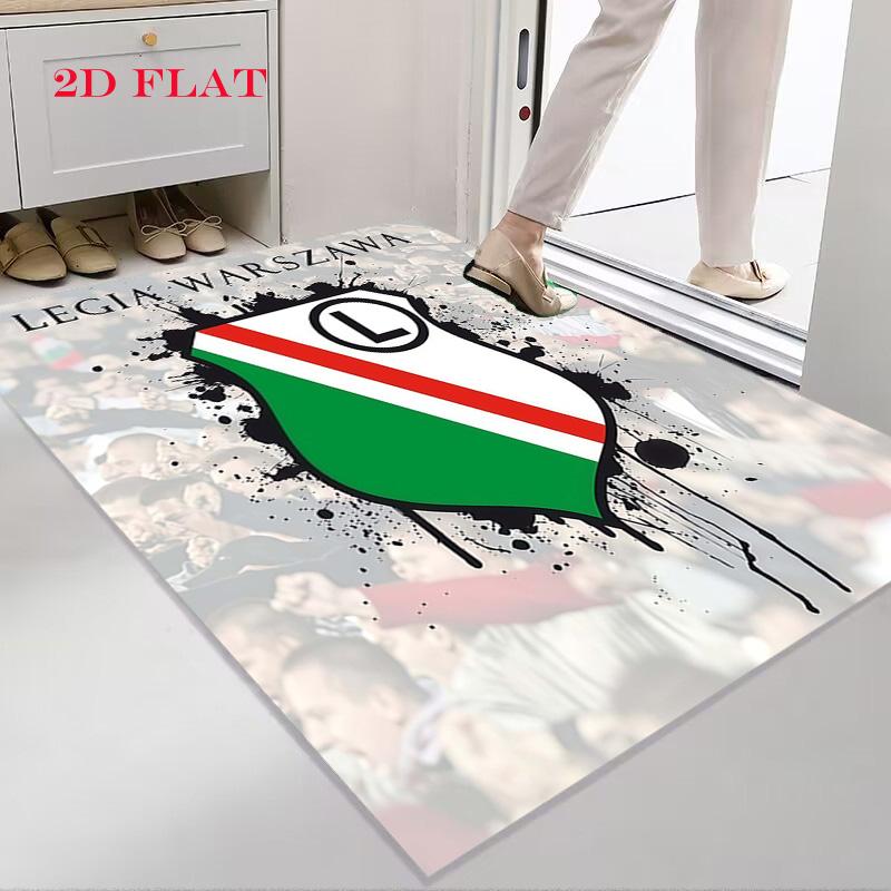 Legia Warsaw poster Carpet Rug for Living Room Bedroom Home Sofa Decoration,Kids play Nonslip Floor Mat