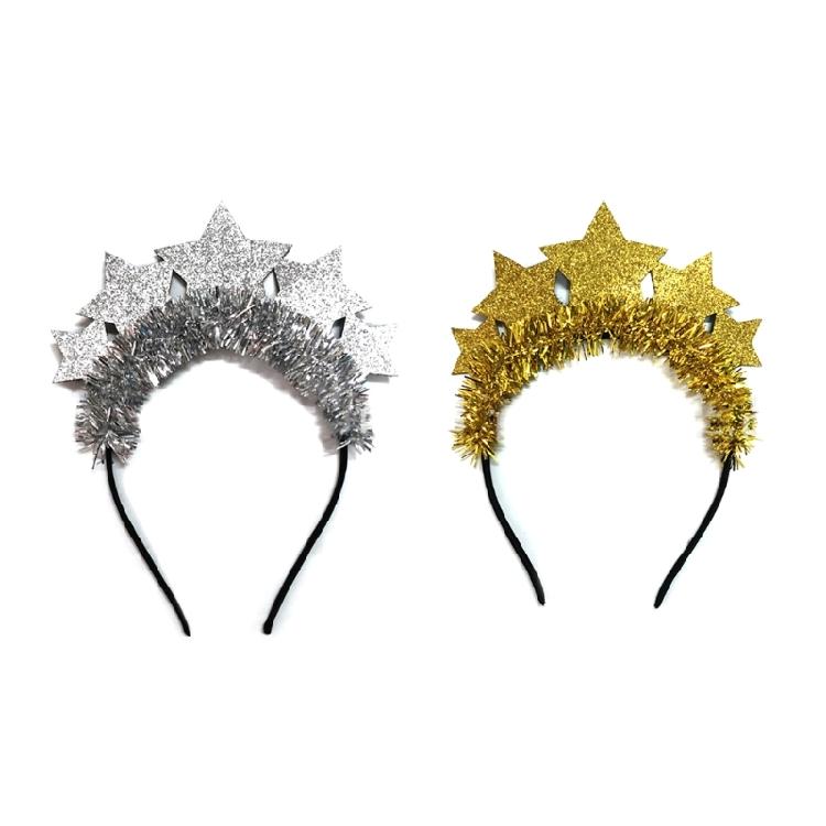 Sequins Party Supplies New Year Headband Glitter Star Party Decoration Props