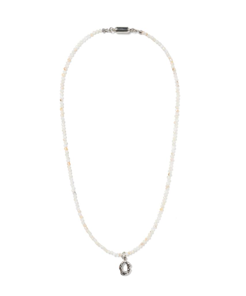 Polalita White Mini Oval Necklace (Plt-Nl-027_Be)