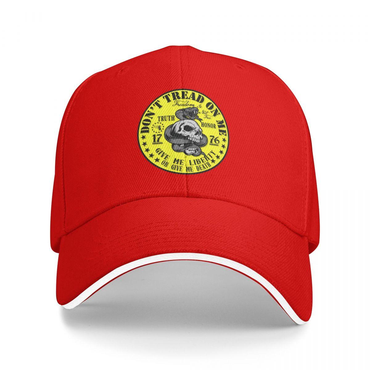 

Не наступай на меня Кепки Гадсдена Snapback Бейсболки Дышащие Повседневные Кепки для улицы Унисекс One Size