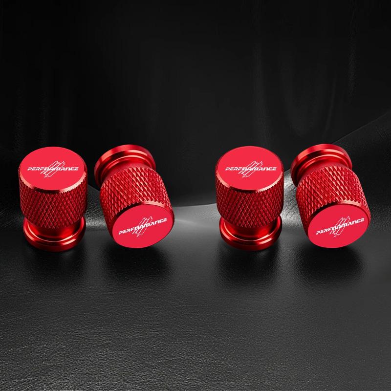 4Pcs Aluminum Car Wheel Tire Valve Caps Tyre Rim Stem Covers Airdust Waterproof For BMW M Performance Logo 1 3 5 Series X1 X3 X5 gjvc84