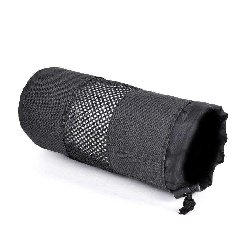 Mesh Speaker Bag with Spring Buckle and Waist Holder for Easy Carry Water Bottle Storage Pouch Breathable Nylon Sport Bottle Bag