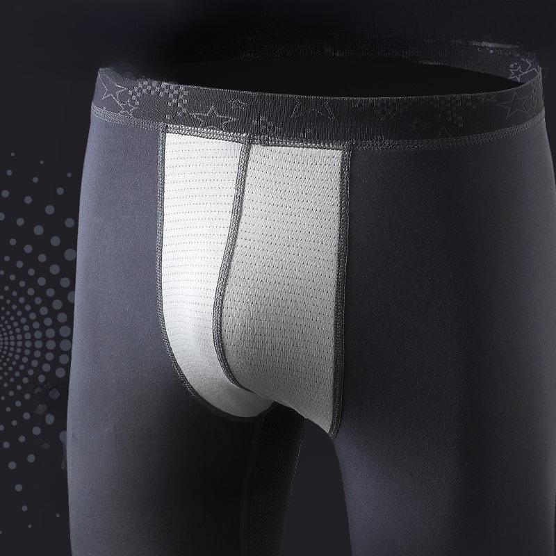 Men's Breathable Mesh Leggings - Lightweight, Warm Underwear for Spring, Autumn, and Winter