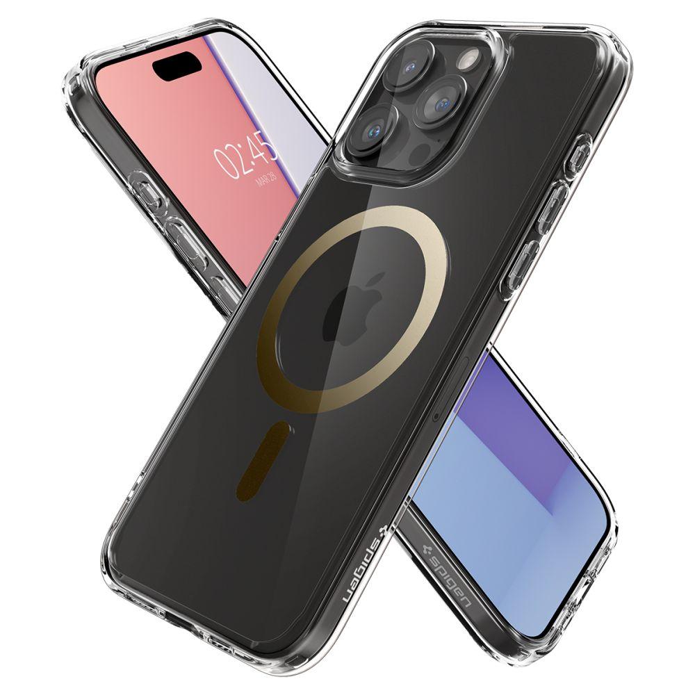 Spigen Ultra Hybrid Mag Magsafe Iphone 15 Pro Max Gold