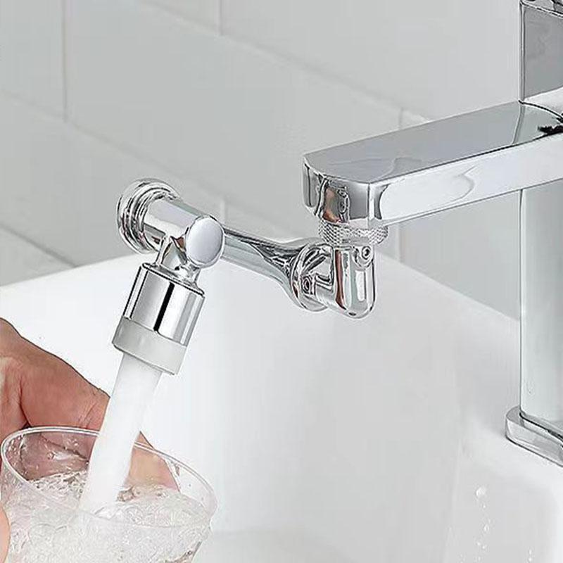 Black/Sliver Universal 1080° Free Rotation Faucets Extender Sprayer Head Copper Kitchen Faucet Aerator Water Tap Nozzle
