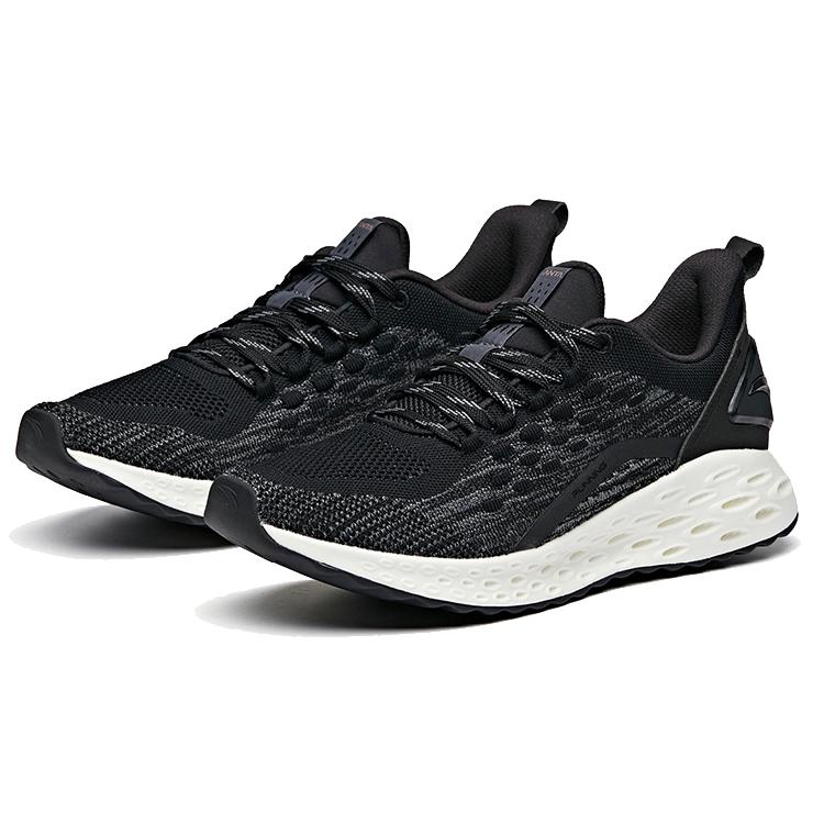Anta Low Top Running Shoes Women's Black White 12915588-3