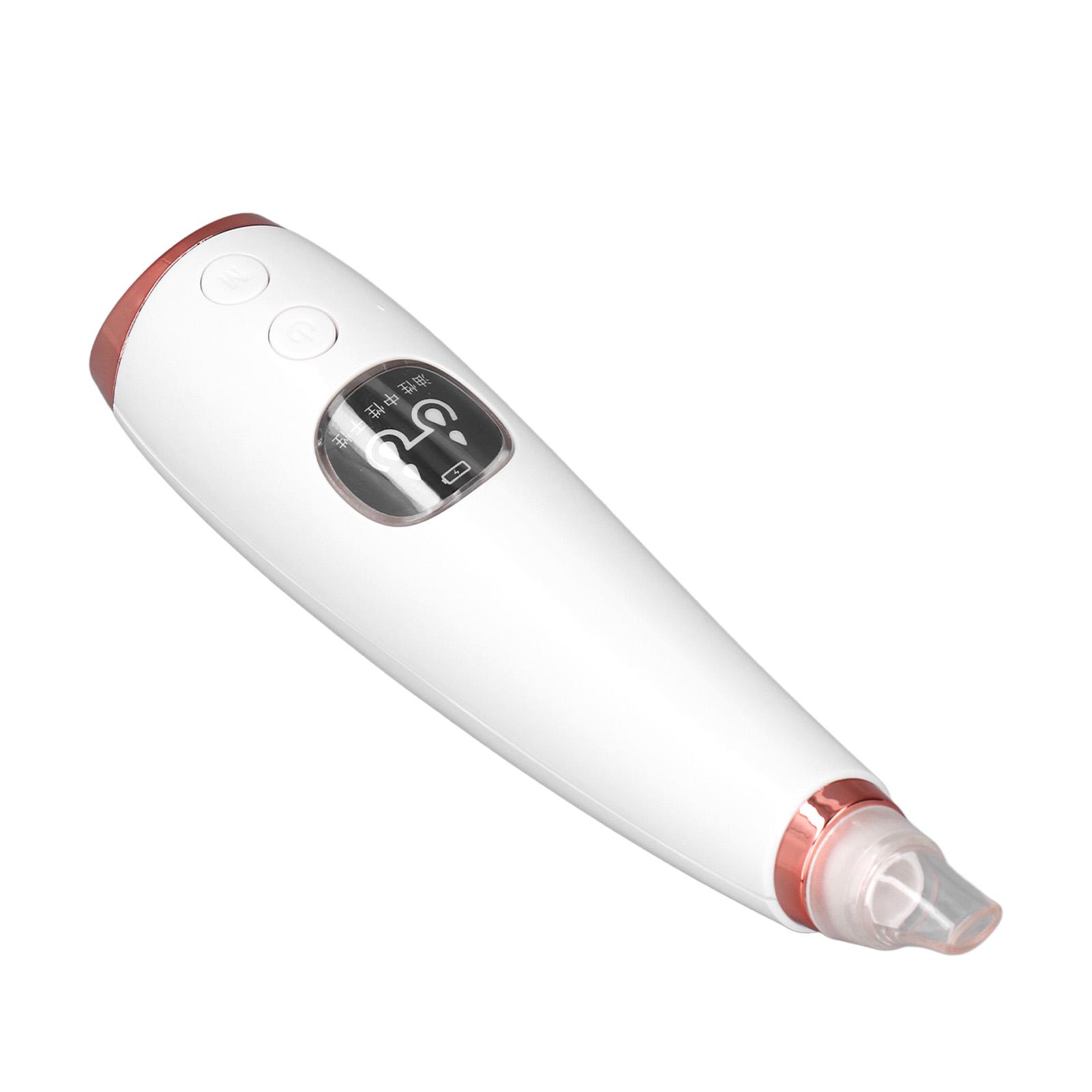 

Удалитель черных точек Вакуум для пор Микрокристаллическая головка 3 уровня всасывания Экстрактор прыщей Вакуум для пор