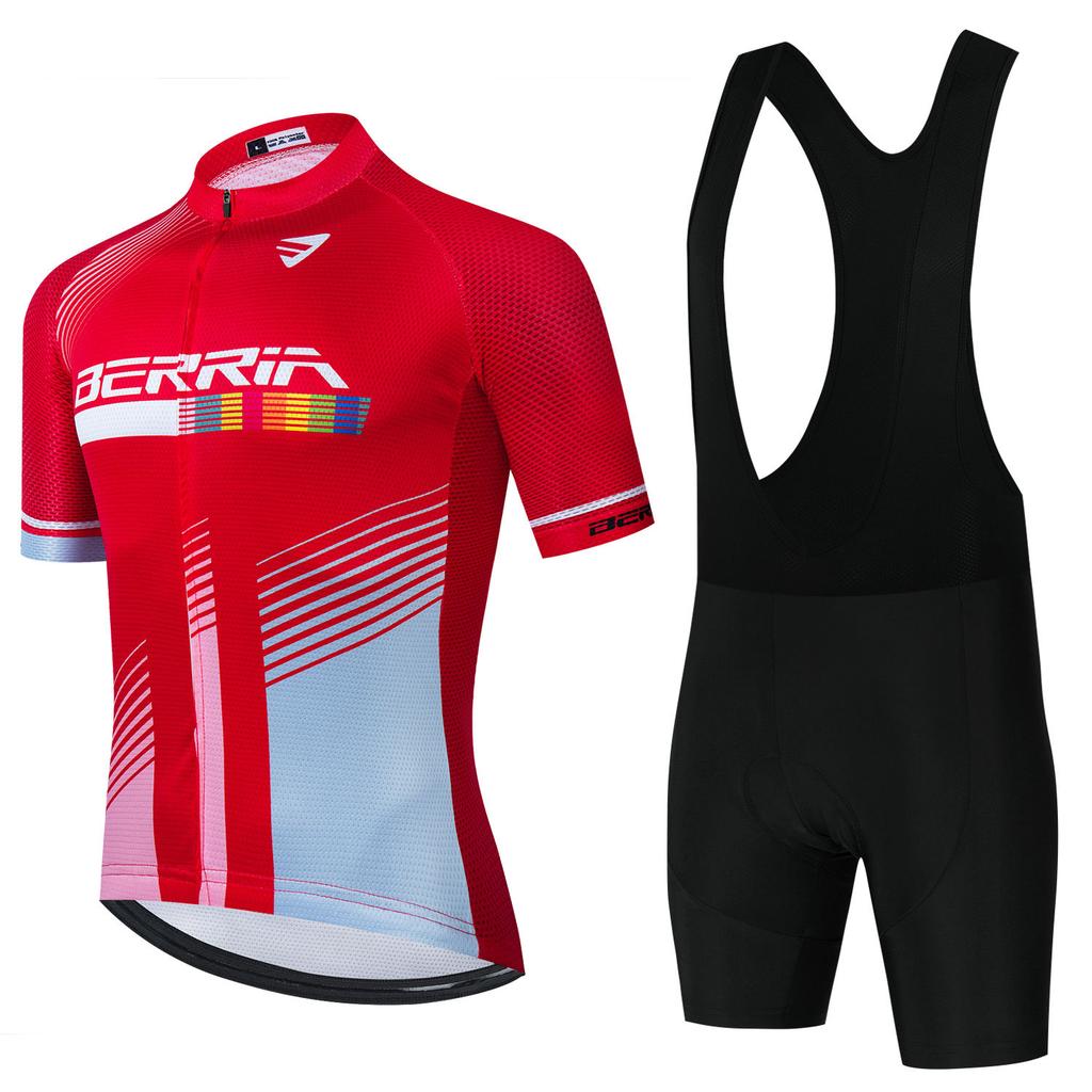 Cycling Suit Men's and Women's Summer Short-sleeved Road Bike Mountain Bike Breathable Bicycle Suit 2026 Summer Breathable Cycling Suit
