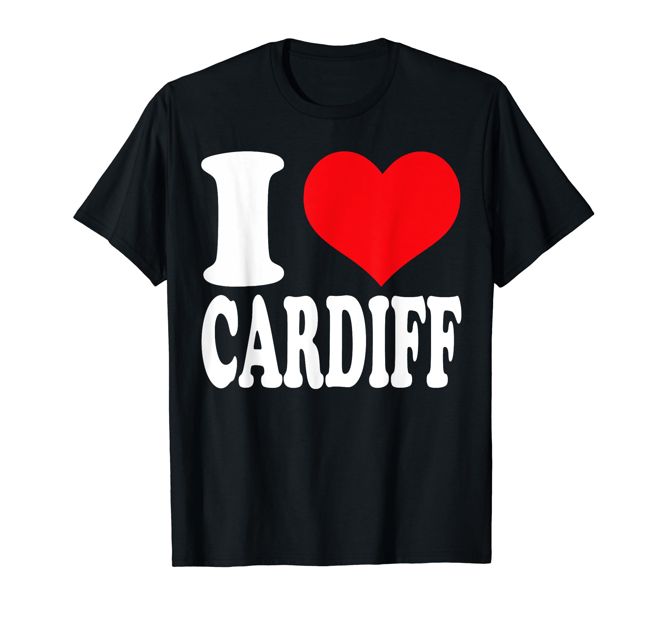 

I Love Cardiff Heart Cardiff Pride T-Shirt чёрный