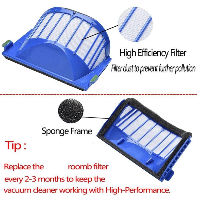 AEE4-Replacement Parts Kit For Irobot Roomba 600 Series 610 620 625 630 650 660 Vacuum Cleaner Main Roller Brush