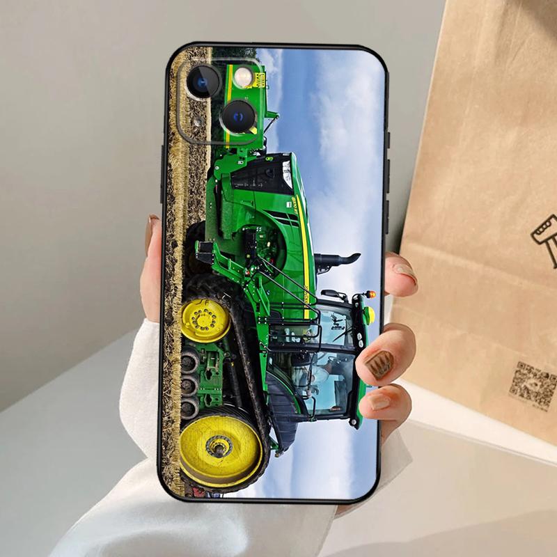Farm Vehicle Tractor Phone Case For iPhone 17 Air 16 15 14 13 11 12 Pro Max 13 12 Mini 15 16 Plus 16e Cover Coque